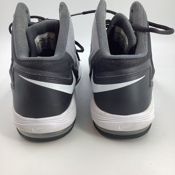 Nike Mens Sz 10.5 Max Air Step 2 Stutter Step 2 Black White Gray Basketball Shoe - Picture 6 of 15